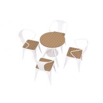 Table & 4 Chaises