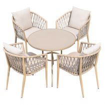 Table & 4 Chaises