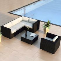 4-Piece Set (1 Single & 2 Double & 1 Coffee Table)