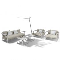 5-Piece Set (2 Chairs & 3-Seater Sofa & 2 Coffee Tables)