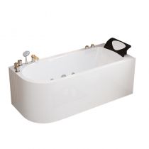 Massage Bathtub & Deck Mounted Faucet