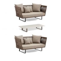 3-Piece Set (2 Loveseats & Coffee Table)