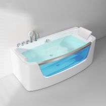 Baignoire avec Ensemble de 5 Pièces en Argent