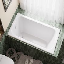 Bathtub & Silver Drain