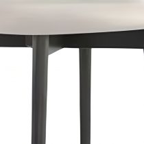 Tabouret de bar moderne simple crème avec dossier arrière, siège rectangulaire et repose-pieds, blanc cassé, lin, tabouret de comptoir (23,5"H), noyer