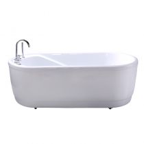 Tub with Deck Faucets