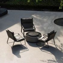 4-Piece Set (3 Chairs & Coffee Table)