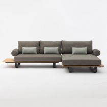 2-Sitzer-Sofa mit Chaiselongue