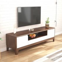 Walnut/ White