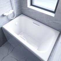 Bathtub & White Faucet