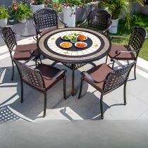 7-Piece Set ( Table & 6 Chairs)