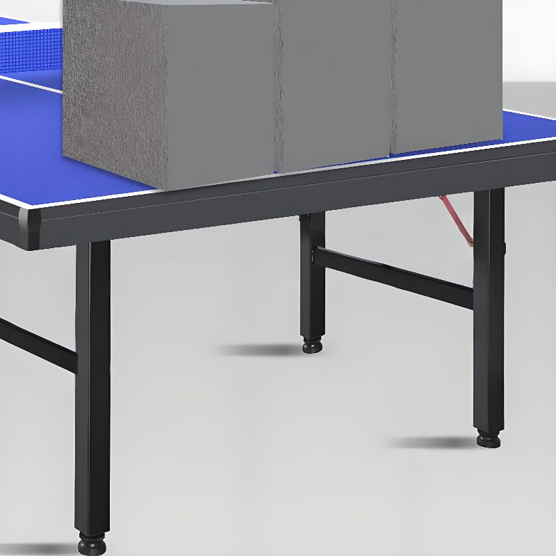 Indoor Ping Pong Table with Cerulean/Olive Green Synthetic Laminate Top ...