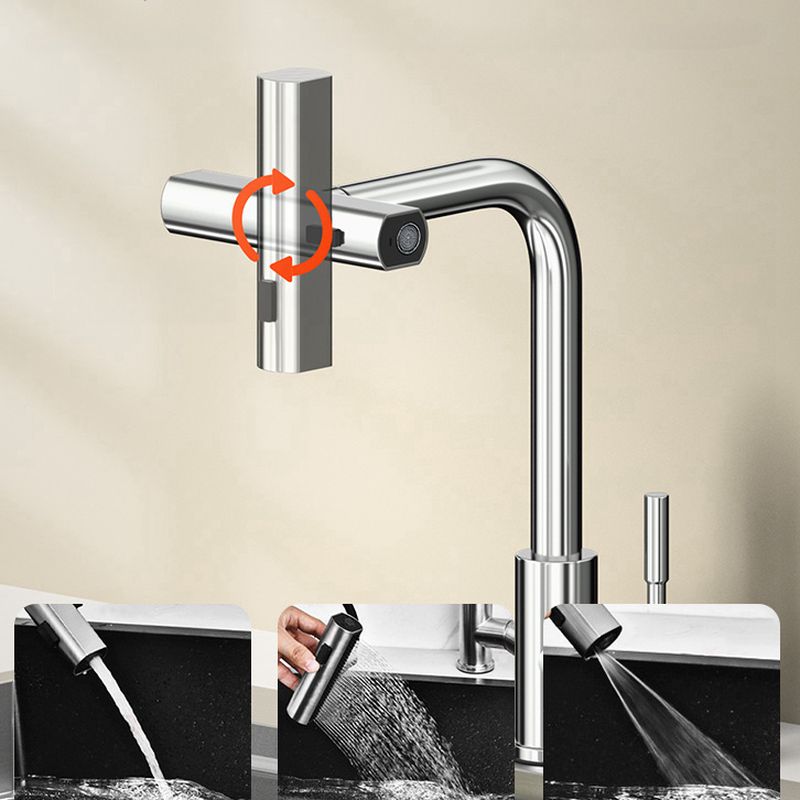 Stainless Steel Gooseneck Arc Pull Out Hot/Cold Water Dispensers ...