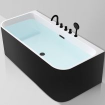 Bañera + cinco piezas negro