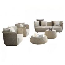 5-Piece Set (2 Chairs & 3-Seater Sofa & 2 Coffee Tables)