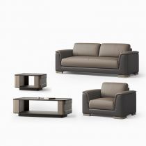 Chair & 3-Seater Sofa & Coffee Table & Side Table