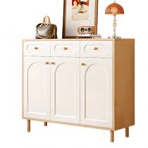 Natural Wood/White