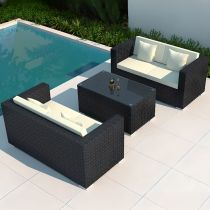 3-Piece Set (2 Loveseats & Coffee Table)