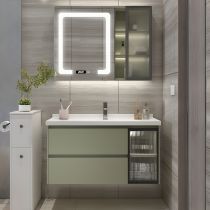 Lavabo + Robinet + Armoire à Miroir Intelligente