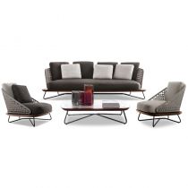 4-Piece Set(2 Chairs & 1 3-person Sofa & 1 Coffee Table)