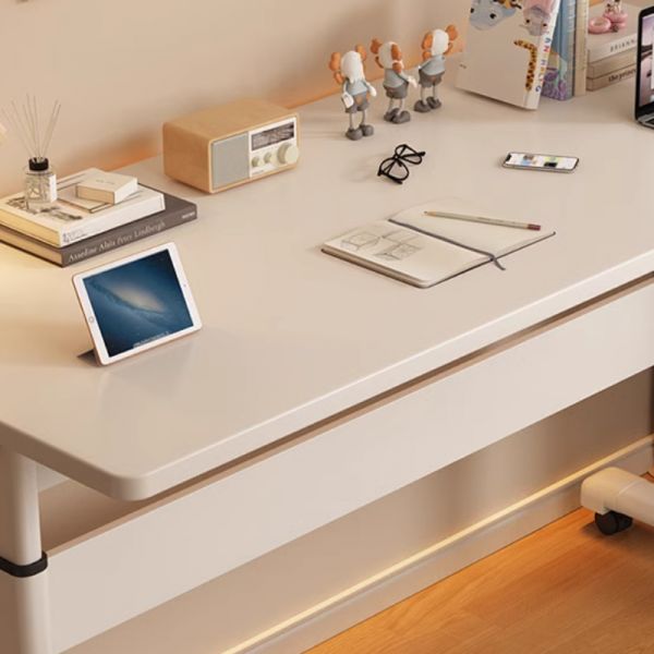 Children Computer Desk with Wheels, Chalk Table Top