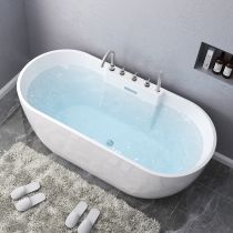 Baignoire avec Ensemble de 5 Pièces en Argent