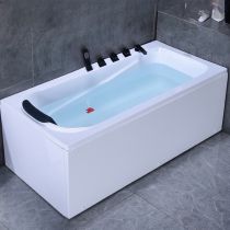 Vasca da Bagno + Set 5 Pezzi Nero