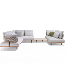 4-Piece Set (3 Corner Sofas &  Coffee Table)