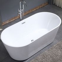 Baignoire avec Ensemble de 5 Pièces en Argent