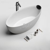 Wanna+czarna bateria wolnostojąca