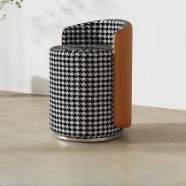 Orange Houndstooth
