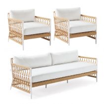 3-Piece Set (2 Chairs & 3-Seater Sofa)