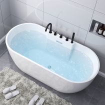 Tub with Black 5-Piece Set