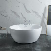 Badewanne & 5-Teiliges Set in Silber