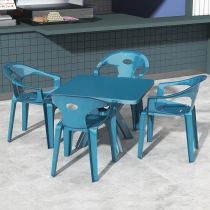 Table & 4 Chaises