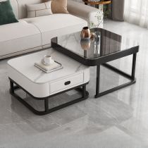 Mat wit/ Zwart