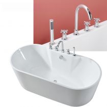 Set 5 Pezzi Vasca + Argento