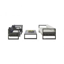 4-Piece Set (2 Single & 1 Double & 1 Coffee Table)