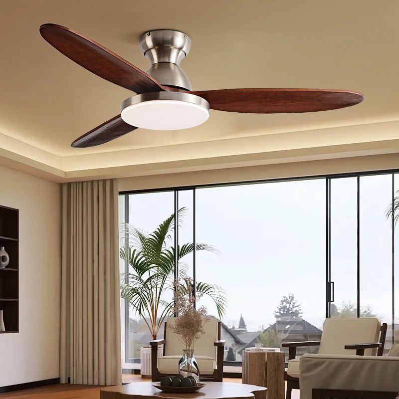 Deckenventilator Mit Licht B ndig Montiert Drei G nge Geeignet F r deckenventilator-mit-licht-b-ndig-montiert-drei-g-nge-geeignet-f-r