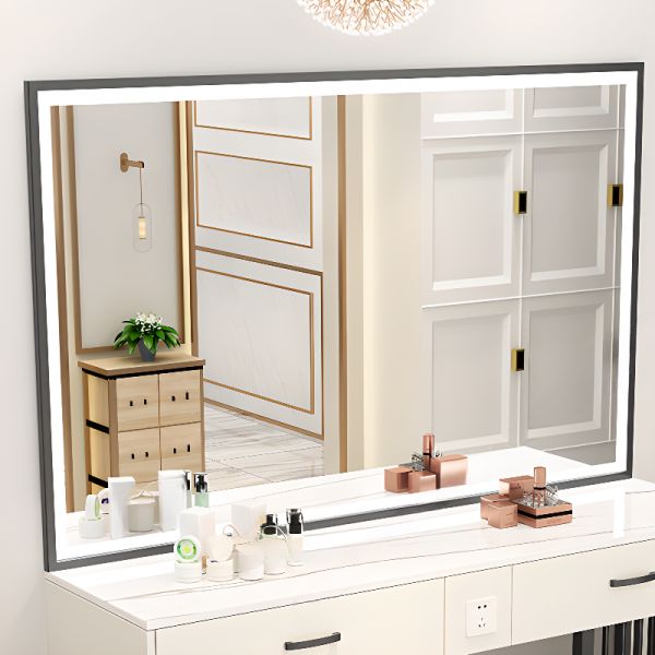 スイトピーのお部屋専用 Amazon.com: Semiocthome Makeup Vanity Desk with Mirror and