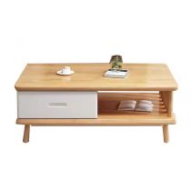 Natural Wood/White