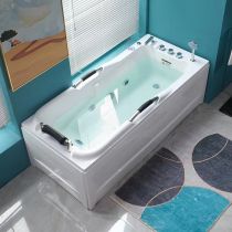 Bathtub&Silver 5-Piece Set&Whirlpool&Thermostatic Heating