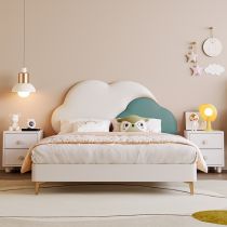 Blanc-Vert Foncé