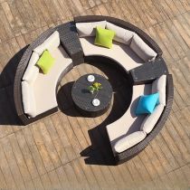 6-Piece Set (3-Seater Sofa x 3 & Coffee Table & 2 Side Tables)