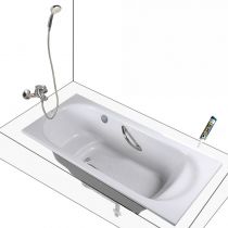 Badewanne & Wandarmatur