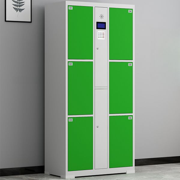 COCOAページ Cocoa Card Swipe Locking Art Deco Metal Locker with 5-Wide