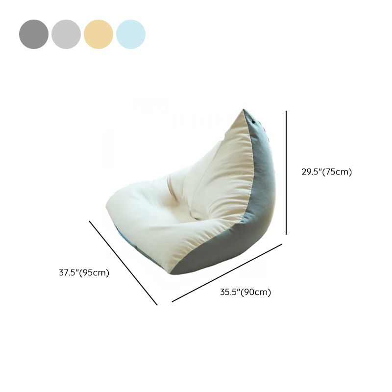 Shark-Shaped Flannel Bean Bag Chair with Removable Cover Dimensions