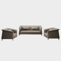 Einzelstuhl+Dreisitzer-Sofa