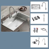 Wastafel&kraan&filter kraan&afvoerkorf&zeepdispenser&afvoerkit