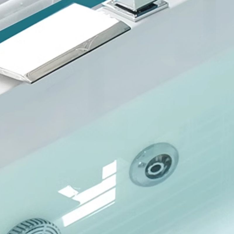 Whirlpool Freestanding Bathtub with Body Jet, Massage, 3 Handles ...